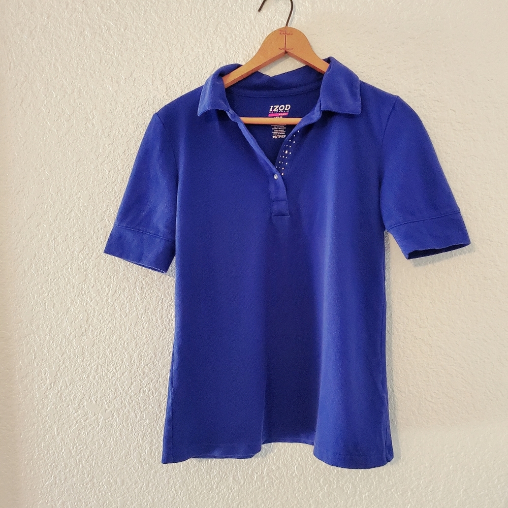 Izod | Perform X Golf Bling Polo | XS